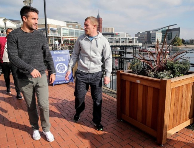 Conor Murray and Keith Earls