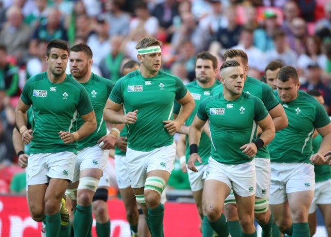 Conor Murray, Chris Henry and Ian Madigan