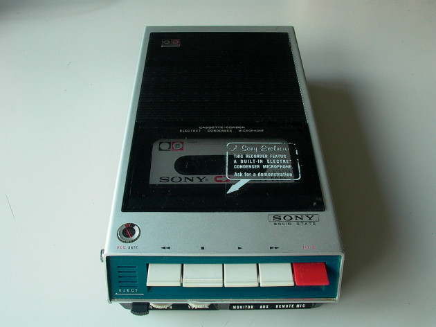 Vintage Sony Cassette Player (1960's)