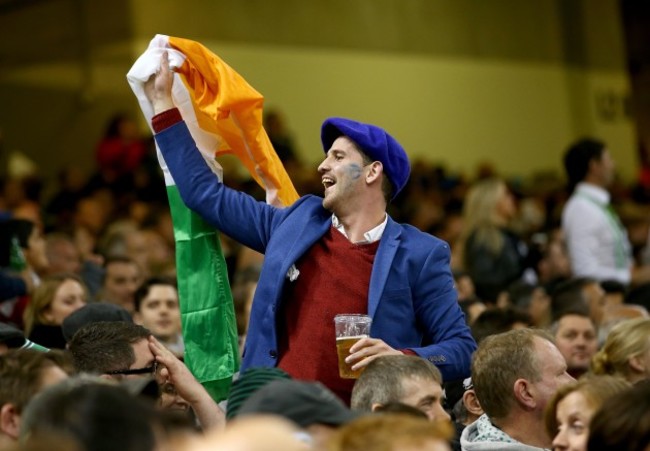 Some Irish fans in the crowd