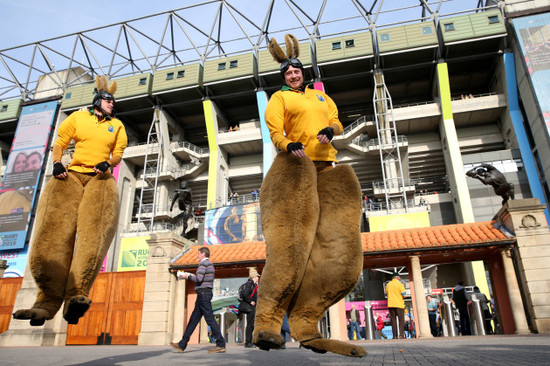 Rugby Union - Rugby World Cup 2015 - Quarter Final - Australia v Scotland - Twickenham Stadium