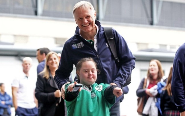 Joe Schmidt with Jennifer Malone