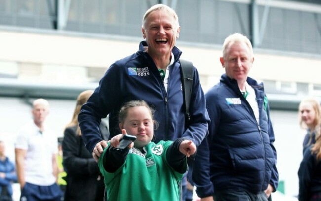 Joe Schmidt with Jennifer Malone