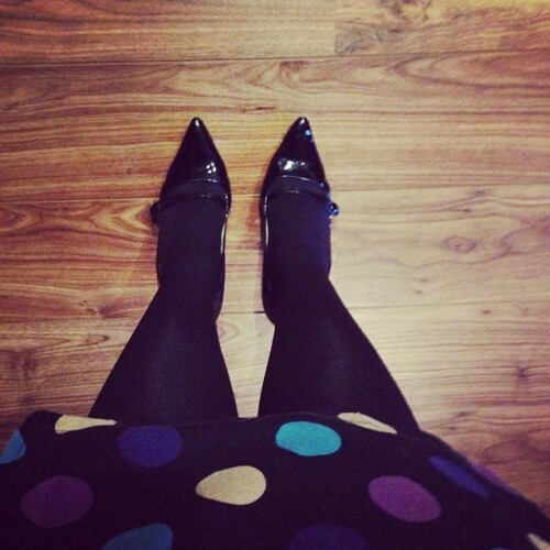 1st sign of #winter: #BlackTights!