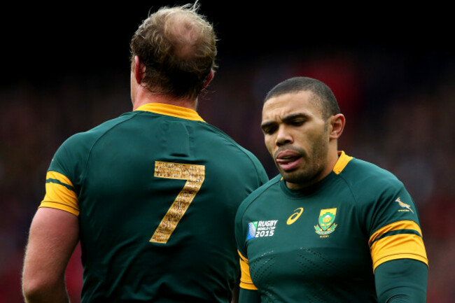 Schalk Burger and Bryan Habana