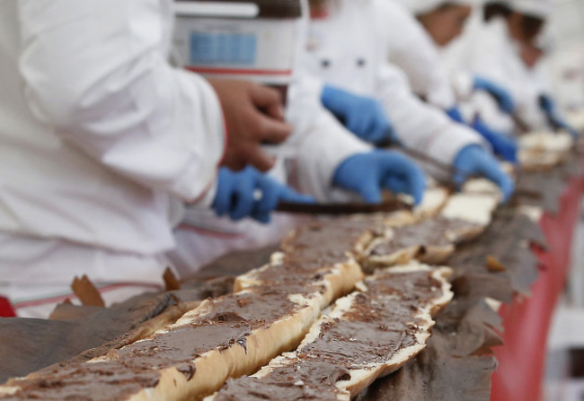 Italy Nutella Record