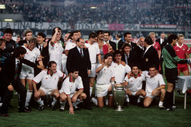 Soccer - European Cup - Final - AC Milan v Benfica - Praterstadion