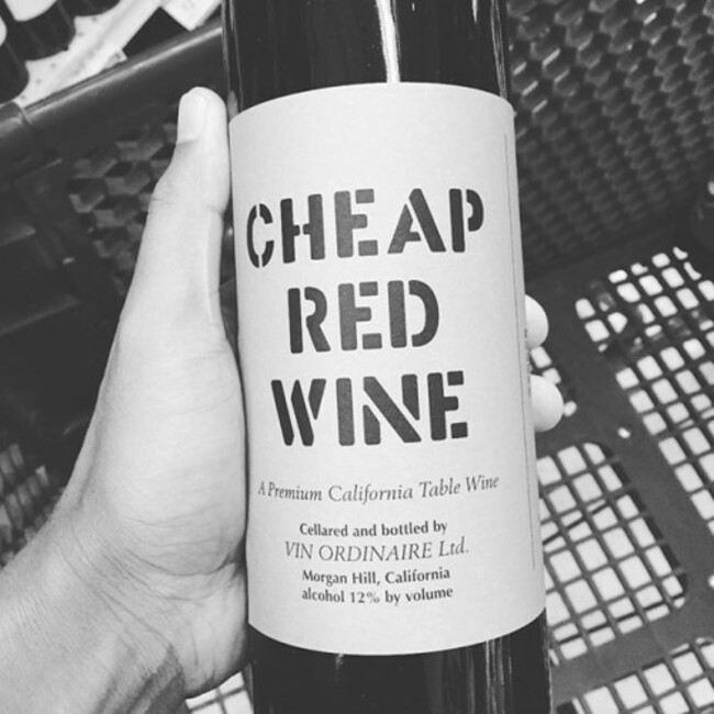 I didn't actually buy this. #cheapredwine #cheapwine #wine