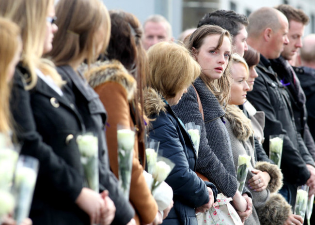 20/10/2015. Traveller Funeral. Pictured Teachers o