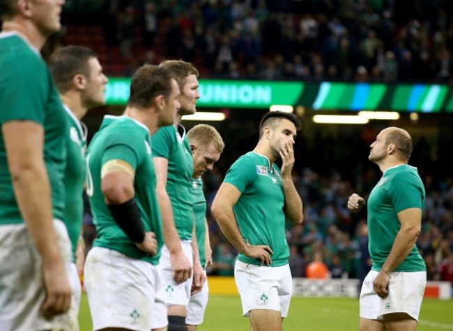 Conor Murray dejected after the game