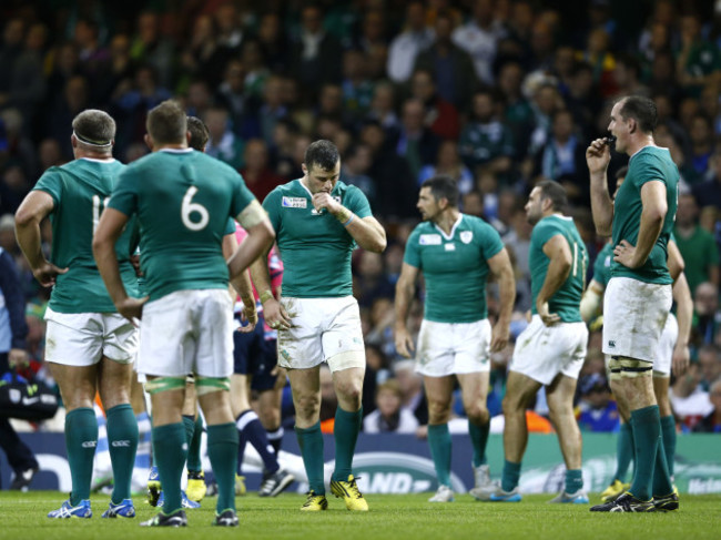 Robbie Henshaw dejected after the game