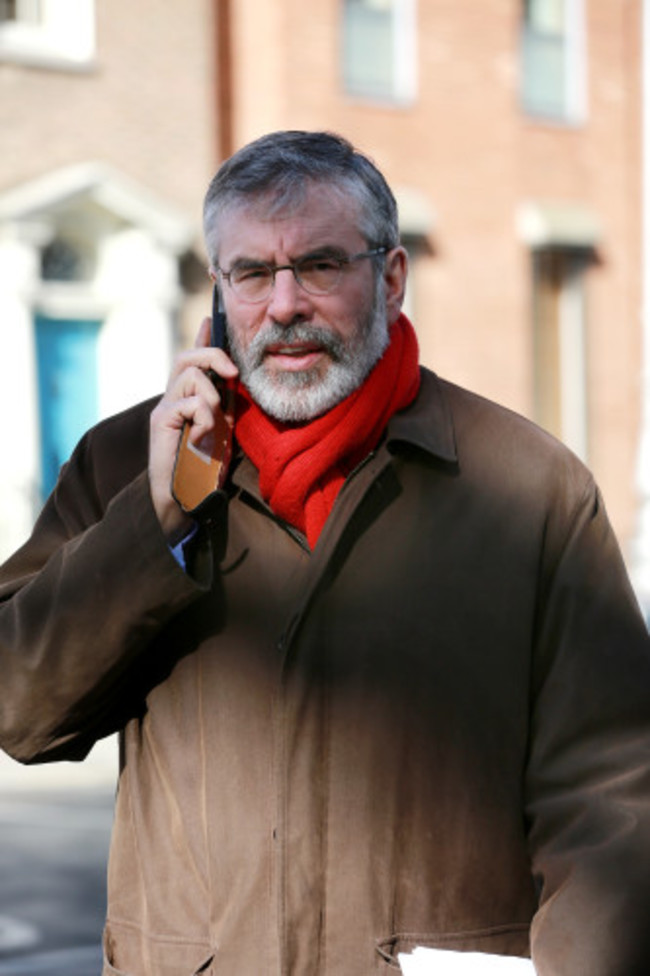 12/3/2013. Sinn Fein Leader Gerry Adams