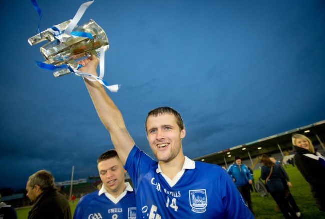 Pa Bourke raises the Dan Breen Cup