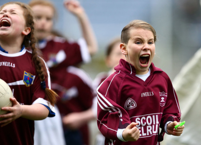 Holly Johnston celebrates at the final whistle