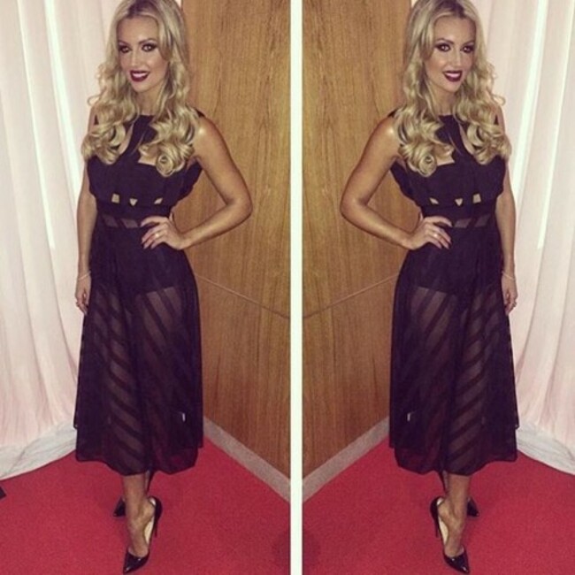 @rosanna_davison rocking @cocoboutiquedublin dress & bag to the #IFTAS2015 ❤️❤️❤ see last pic for the bag