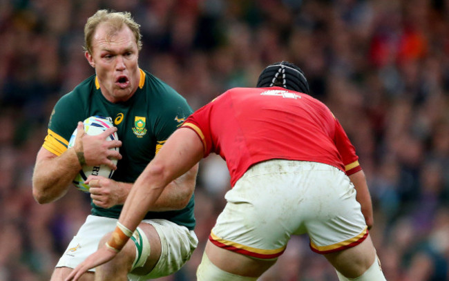 Schalk Burger and Luke Charteris