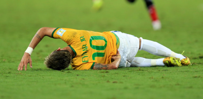 Soccer - FIFA World Cup 2014 - Quarter Final - Brazil v Colombia - Estadio Castelao