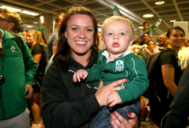 Lyne Cantwell with her nephew Harry