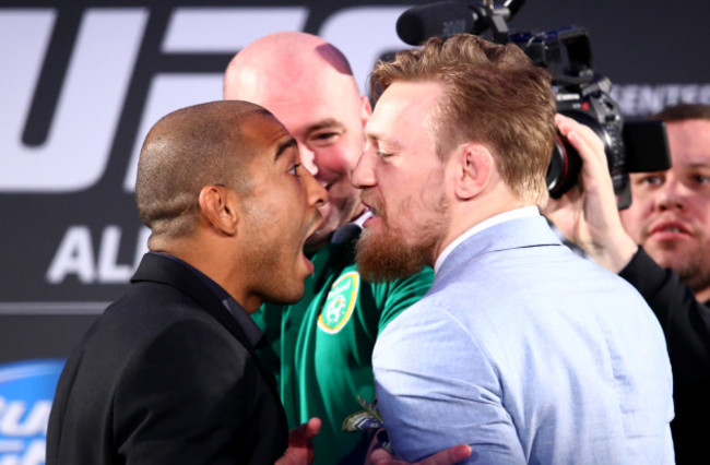 Jose Aldo and Conor McGregor