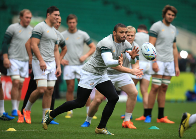 Rugby Union - Rugby World Cup 2015 - South Africa Captains Run - Twickenham Stadium