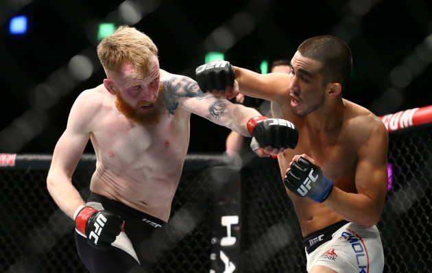 Paddy Holohan in action Louis Smolka