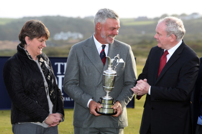 Golf - Dunlunce Links Championship Course Press Conference - Royal Portrush Golf Club
