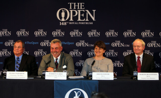 Golf - Dunlunce Links Championship Course Press Conference - Royal Portrush Golf Club