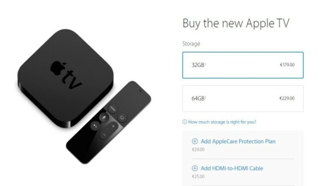 Apple TV new 4th gen