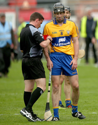 Colm Lyons red cards Patrick Donnellan
