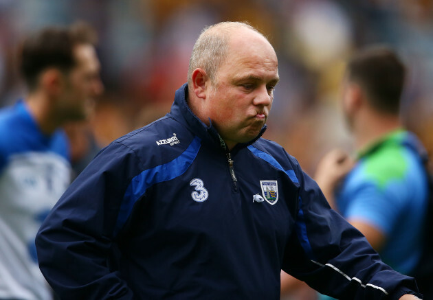 A dejected Derek McGrath