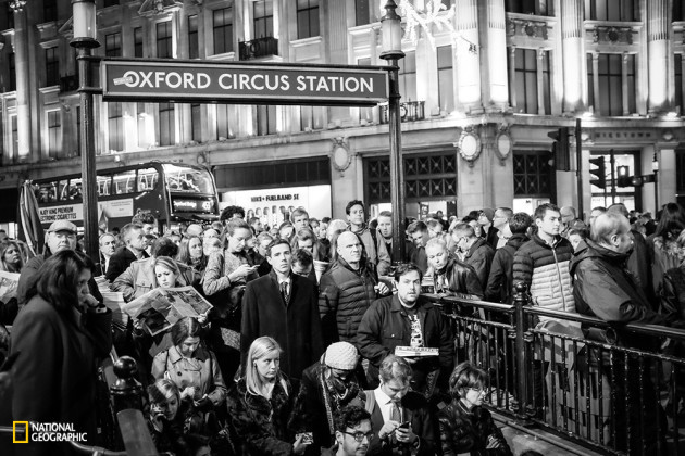 Oxford Circus Crowd