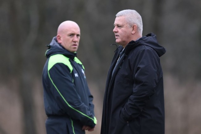 Rugby Union - 2015 RBS Six Nations - Scotland v Wales - Wales Training Session - Vale Hotel