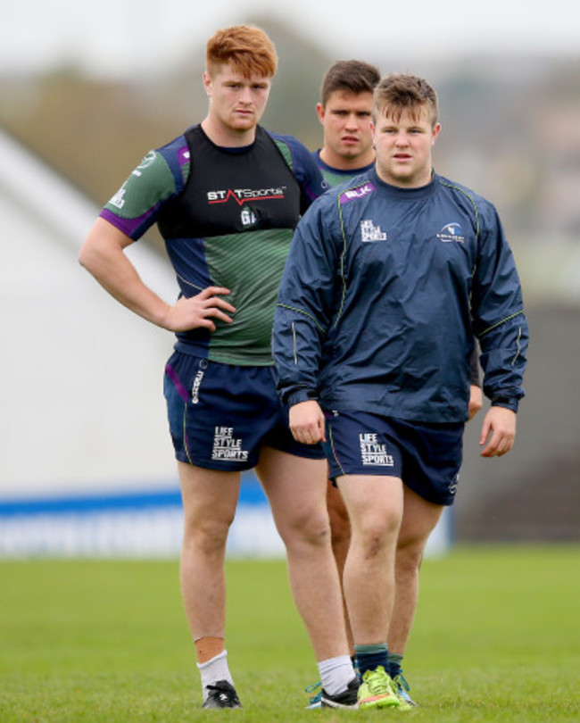 Sean O'Brien, Dave Heffernan and Conan O'Donnell