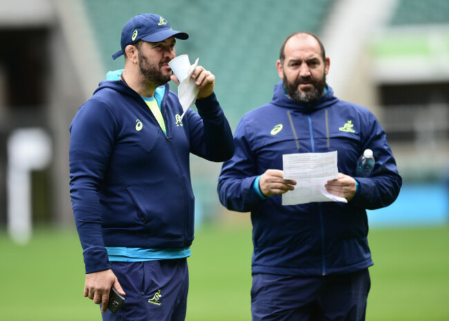 Rugby Union - Rugby World Cup 2015 - Australia Captain's Run - Twickenham Stadium