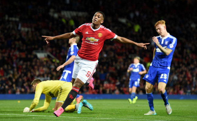 Soccer - Capital One Cup - Third Round - Manchester United v Ipswich Town - Old Trafford