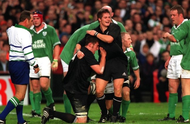 Chris Jack and Richard McCaw 17/11/2001