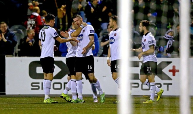 Ciaran Kilduff celebrates scoring