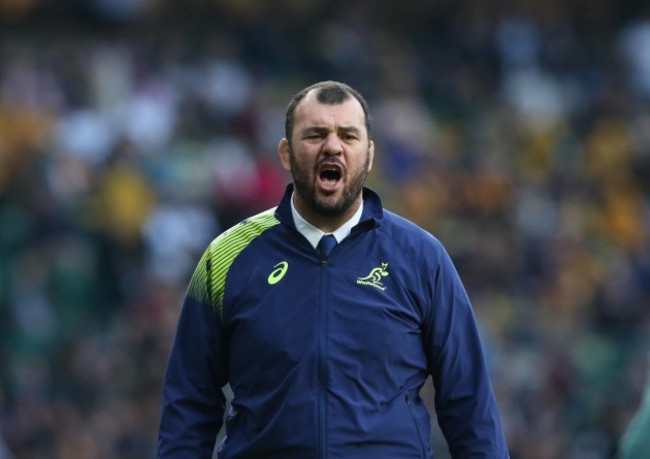 Michael Cheika before the match