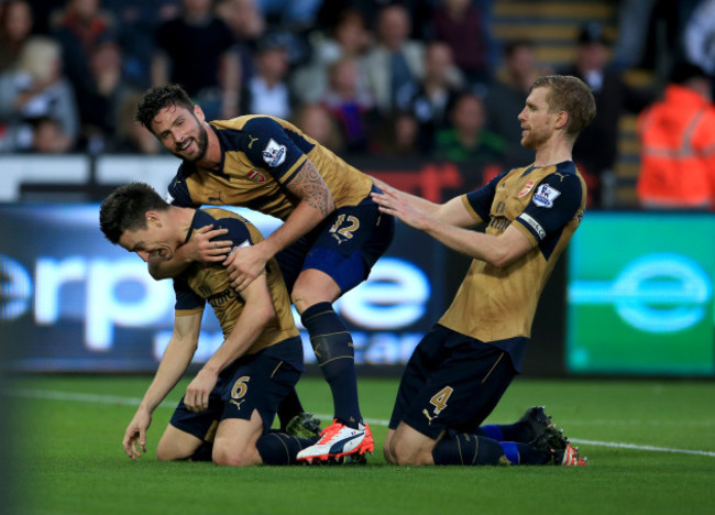 Soccer - Barclays Premier League - Swansea City v Arsenal - Liberty Stadium