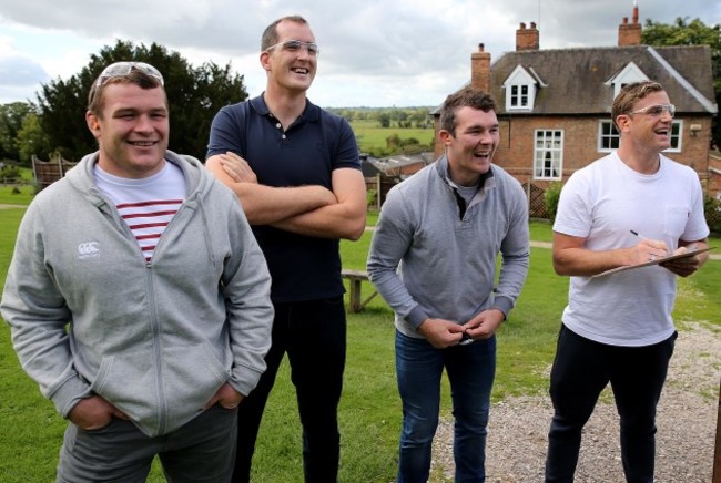 Jack McGrath, Devin Toner, Peter O'Mahony and Jamie Heaslip