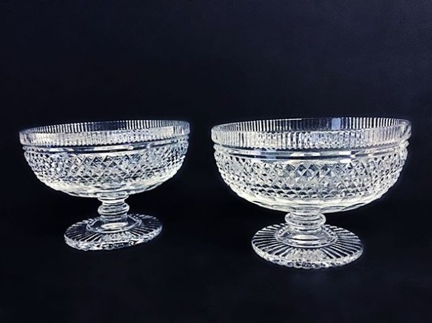 Lot 51: Dazzling #vintage Waterford crystal bowls. Bid now! #waterfordcrystal #waterford #decor #homedecor #kitchendesign #interiordesign #nyc #interiors #crystal #antique #vscocam #vscocamgram
