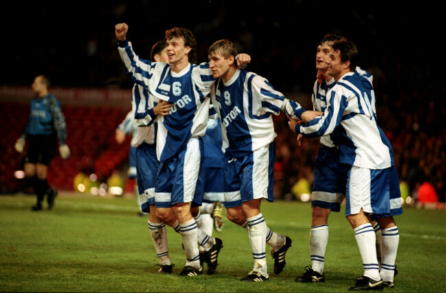 Manchester United v Rotor Volgograd UEFA CUP SOCCER 1 RD 2LG