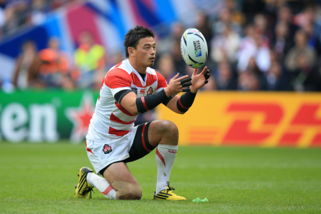 Rugby Union - Rugby World Cup 2015 - Pool B - Samoa v Japan - Stadium:MK