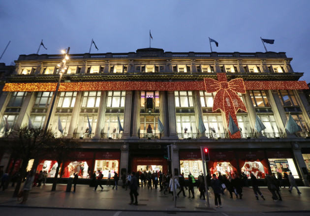 21/11/2013. Clerys Shop Reopens