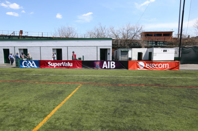 General view of Gaelic Park before the game