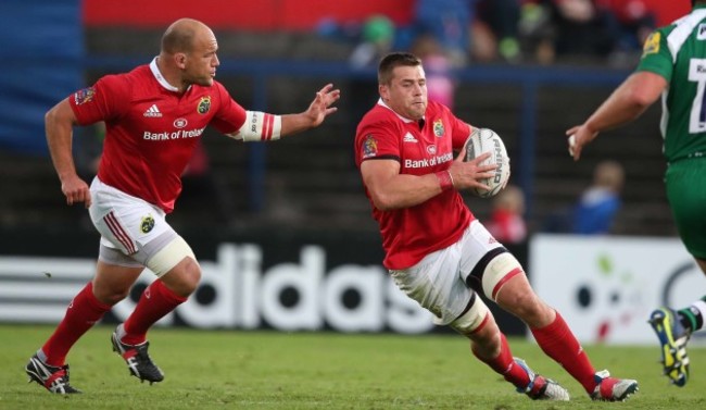 MunsterÕs BJ Botha and CJ Stander