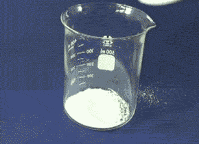 white powder