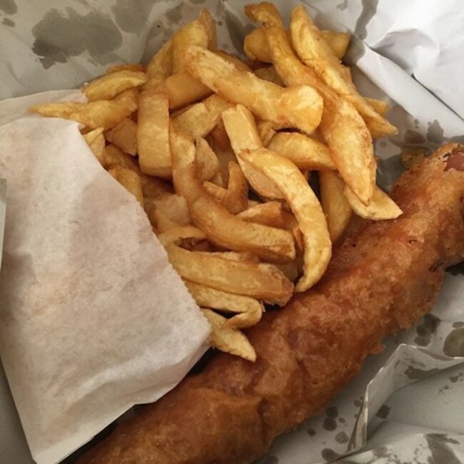 Chippie tea #instafood #foodie #takeaway #chips #batteredsausage