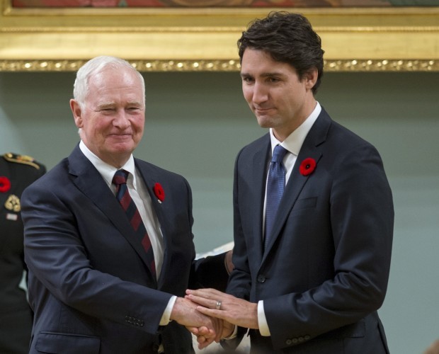 Justin Trudeau, David Johnston