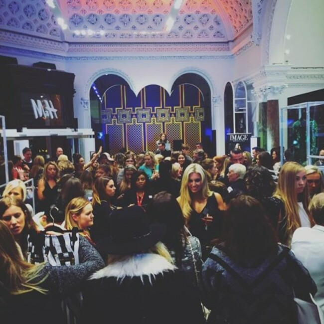 Madness at Balmain X H&M launch. #autumn #galpals #balmainnation